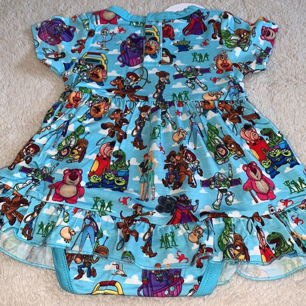 NWT Showstoppers Toy Story Disney Bamboo Twirl Dress 3-6M Baby - Picture 6 of 9
